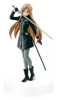 BANDAI Sword Art Online Фильм Порядковый Масштаб Асуна Фигурка Черный Мечник - - вер. (Приз) чёрный