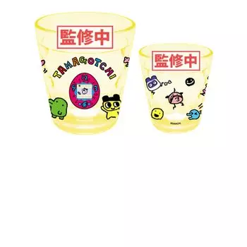 BANDAI Tamagotchi Glitter Clear Cup Yellow TG-CL-YL H9183 мм