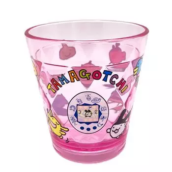 BANDAI Tamagotchi Glitter Прозрачная чашка розовая TG-CL-PK H9183 мм