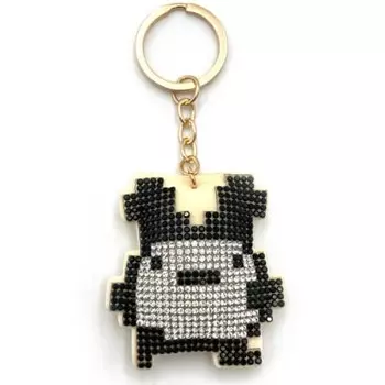 BANDAI Tamagotchi Rhinestone Keychain Mimicchi TG-RSK-MI H6 x W5 x D2cm