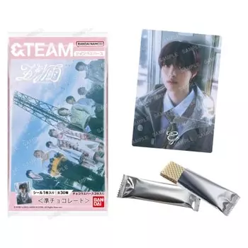 BANDAI &TEAM Двойные пластины (20 штук) Конфетная игрушка/Полушоколад (&КОМАНДА)