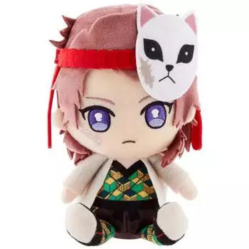 БАНДАИ Убийца Демонов: Kimetsu no Yaiba Sabusagi плюшевая игрушка Chibi сидящая примерно высота 15 см 2267