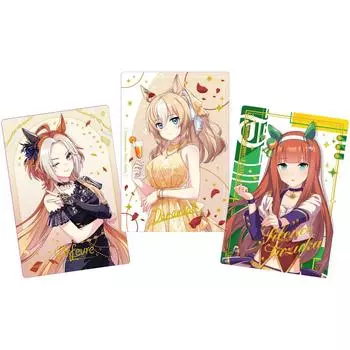BANDAI Uma Musume Pretty Derby Twin Wafers Special R 2025 Вафли со вкусом ванильного крема Конфеты Игрушки Набор из [Коробка 20]