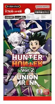BANDAI UNION ARENA Booster Pack 12 упаковок HUNTERHUNTER Vol.2 [EX01BT] (BOX)