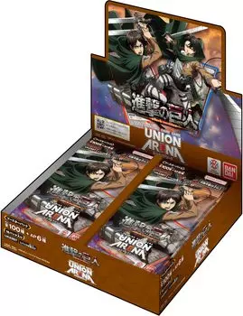 BANDAI UNION ARENA Booster Pack Атака титанов 16 упаковок [UA23BT] (BOX)