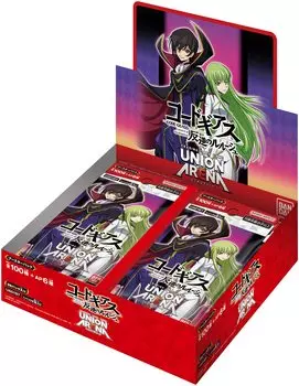 BANDAI UNION ARENA Booster Pack Code Geass Lelouch of the Rebellion 20 упаковок (BOX) [UA01BT]