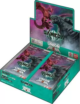 BANDAI UNION ARENA Booster Pack GAMERA В комплект входят 16 наборов -Rebirth- [UA22BT] (BOX)