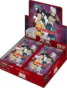 Bandai UNION ARENA Booster Pack One Punch Man 16 упаковок Целевая аудитория 9 лет и старше [UA35BT] (BOX) возраст