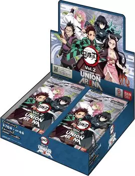 BANDAI UNION ARENA Booster Pack Убийца демонов: Кимэцу но Яиба Том 2 [EX05BT] (BOX) Включено 16 упаковок