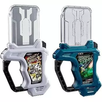 Bandai универмаг игрушек Bandai Kamen Rider Might Novel X Gashat & Bang Bang Tank Gashat Bandai DX