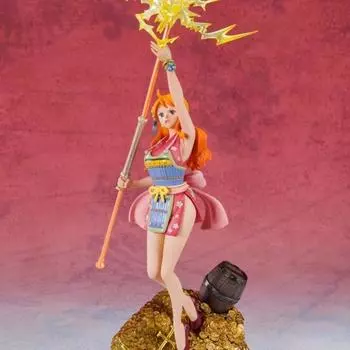 Bandai в запасе Bandai Рисунок Arts Zero One Piece WT100 Памятная иллюстрация Эйитиро Оды Море Красное и белое небо Нами Для Японии