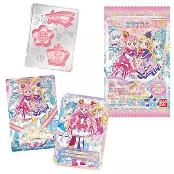 BANDAI Wandaful The Glitter Card Жевательные конфеты Candy PreCure! фильм! (20 штук) Игрушка/Мармеладка (Серия PreCure)