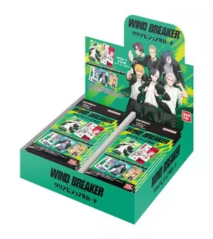 BANDAI WIND BREAKER Прозрачная визуальная карта (пак) (BOX) 20 упаковок