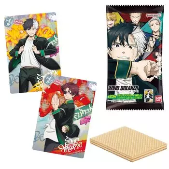 BANDAI WIND BREAKER Wafers 20 шт. КОРОБКА Candy Toy Wafers