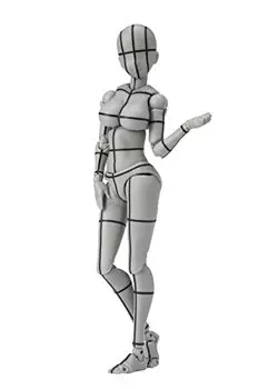 БАНДАЙСКИЕ ДУХИ Ш.. Figuarts Body-chan - Кентаро Ябуки, издание, каркас (Серый цвет Вер.) (Версия для перепродажи), приблизительно. 5,3 дюйма (135 мм), ПВХ и АБ