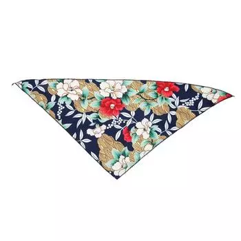 Банданы для домашних животных, милые, с принтом, мягкие, удобные, моющиеся, хлопковые, нагрудники для собак, шарф для фотосессии, вечеринки, путешествия 59x40x40cm / 23.2x15.7x15.7in
