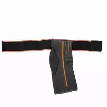 Бандаж для поддержки голеностопа Компрессионный Дышащий Эластичный Налодыжник Ремешок для Спорта Бега Упражнений L