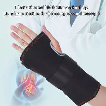 Бандаж для запястья и большого пальца, грелка, электрическая грелка, тендинит, синдром запястного канала, облегчение дискомфорта, защита суставов