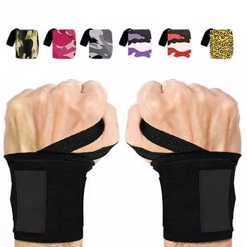 Бандажные бинты для поддержки мужчин и женщин, тяжелая атлетика, кроссфит, силовые тренировки, захват, профессиональный тяжелый бодибилдинг