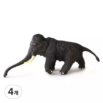 Bandi Mammoth Soft Animal Figures, 4 Pieces, popular toys in Korea
