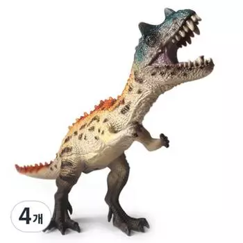 Bandi Soft Animal Ceratosaurus Figures, 4 Pieces, popular toys in Korea