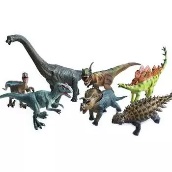 Bandi Soft Animal Dinosaur Toy Set, популярные игрушки в Корее