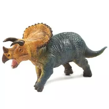 Bandi Soft Animal Triceratops Figure, 1 шт., популярные игрушки в Корее