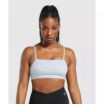 Бандо GYMSHARK с вырезами, свежее синее B8A9D UCMN XS