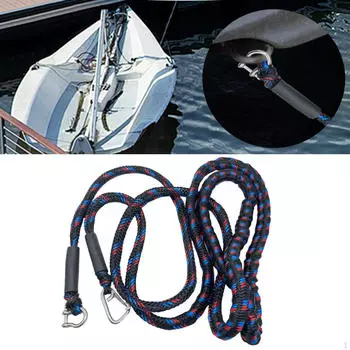 Банджи-док-лайн, стыковочный якорь, эластичные практичные лодочные стяжки премиум-класса, морской шнур для