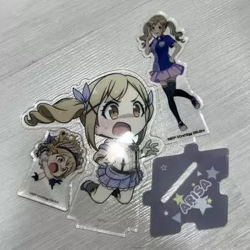 Bang Dream Poppin Party Ichigaya Arisa Lawson Girl Papico Акриловая подставка, Collotto