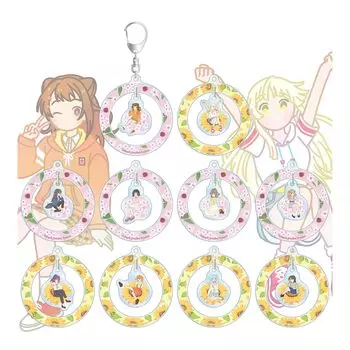 BanG Girls Band Trading Botania Yurayura Acrylic Keychain box Dream! Party! ver.A 10-piece