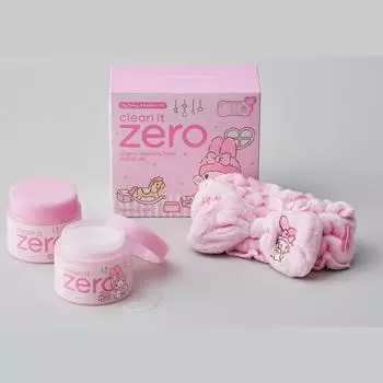 [Banila Co] My Melody Edition Clean It Zero Original Balm 180 мл x 2 + набор очищающих повязок My Melody