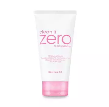 BANILA CO NEW Clean It Zero Foam Cleanser 150 мл, для всех типов кожи, кремообразная очищающая пенка с натуральными травами