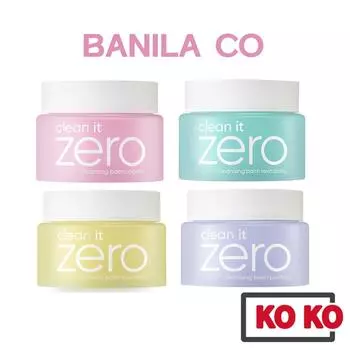 [BANILA CO] Очищающий бальзам Clean It Zero, 4 типа, 25 мл, 50 мл, 100 мл, 180 мл / Средство для снятия макияжа Original 25ml x 1