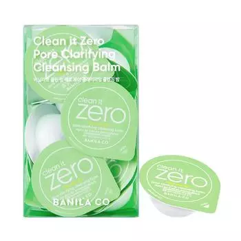 BANILA CO Очищающий бальзам Clean it Zero Pore Clarifying, дорожный набор 3 мл*16 шт.