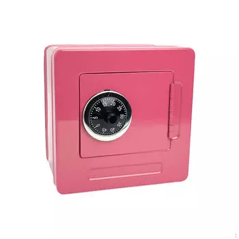 Банк с кодом, компактная сберегательная ячейка для детей розы красного