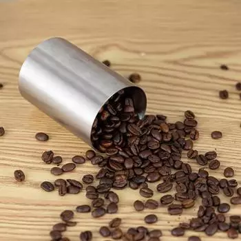 Банка для чая Yousheng, портативная бутылка из нержавеющей стали, герметичная емкость для хранения кофейных зерен и конфет для кухни и путешествий серебряный