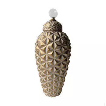 Банка для имбиря, керамическая декоративная центральная часть, настольная коллекция, цветочный горшок, цветочный горшок для 16cmx16cmx31cm