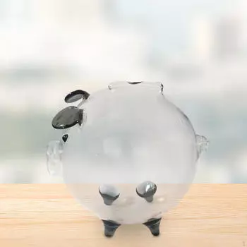 Банка для монет, детский горшок для сбережений, маленький милый перерыв, чтобы открыть денежную коробку с орнаментом на Рождество