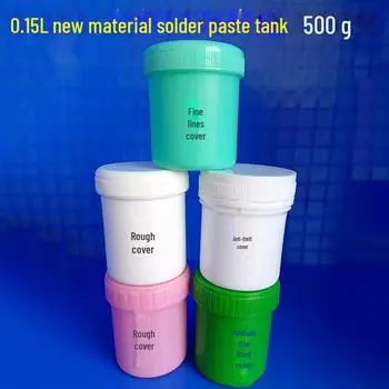 Банка для паяльной пасты с широким горлом - емкость 500 г, емкость для жидкости 150 мл Other colors available
