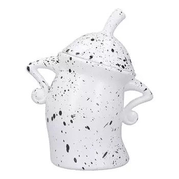 Банка для печенья Attitude Cookie Jar с крышкой, симпатичный ABS, вместительный контейнер для хранения продуктов питания L белый