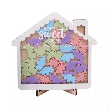 Банка для поощрения с фишками динозавра, декор для детской системы, доска для подарков, деревянный паровозик-горшок