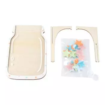 Банка для поощрения Star Reward Jar, красочная банка для поощрения детей в форме звезды с кронштейном для