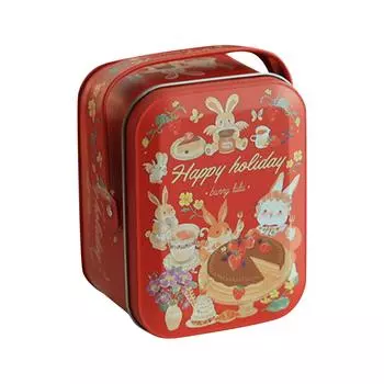 Банка для рождественского печенья, банка для выпечки, пустая банка с крышкой, банка для хранения, металлическая коробка, подарочная банка, коробка для печенья, контейнер для конфет, коробки для хранения