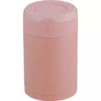 Банка для супа Wahei Freiz Bento Lunch Jar 300 мл кораллово-розовая с термо/холодной вакуумной изоляцией Fortec RH-1611