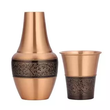 Банка из чистой меди, прикроватная тумбочка, офисные столы, магазин и т. д.. (Кривая банка) медный