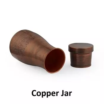 Банка из чистой меди, прикроватная тумбочка, офисные столы, магазин и т. д.. (Антикварная банка) медный