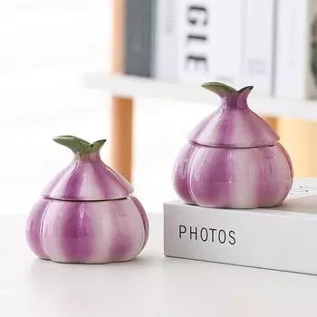 Банка с крышкой и кольцами, контейнер для хранения, керамический органайзер для демонстрации ювелирных изделий, реквизит для фотосъемки фиолетовый