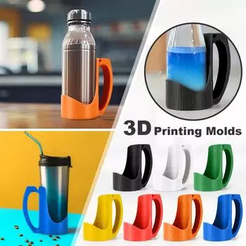 Банки для ежедневного использования, стаканы для воды, ручки-стойки, напечатанные на 3D-принтере One Size