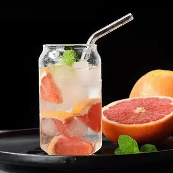 Банки для кока-колы, стеклянные стаканы, стаканы для холодного кофе, стаканы для сока, коктейлей, виски, пивных банок, кружки для молока и кофе, посуда для напитков чистый